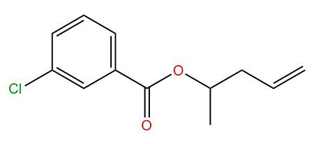 4-Penten-2-yl 3-chlorobenzoate